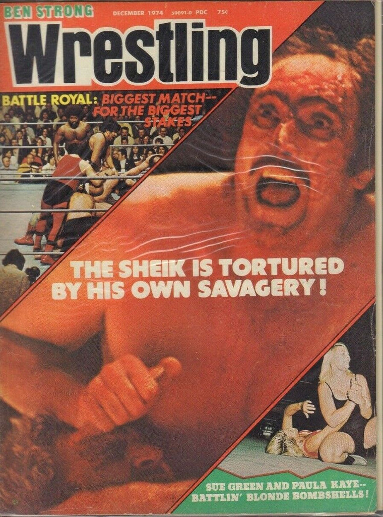 Ben Strong Wrestling December 1974 Sue Green Paula Kaye 022019DBE