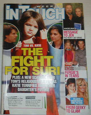 Intouch Weekly Magazine Tom Vs Kate Fight For Suri November 2009 122914R