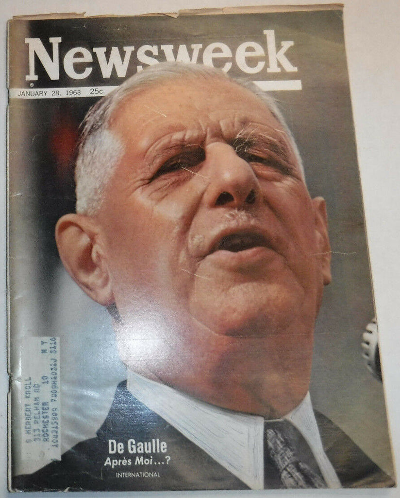 Newsweek Magazine DeGaulle January 28, 1963 100316R2