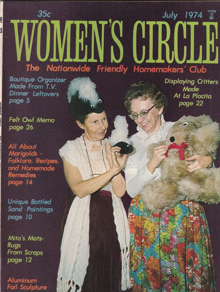 Women's Circle Mag Critters Made At La Placita July 1974 092719nonr