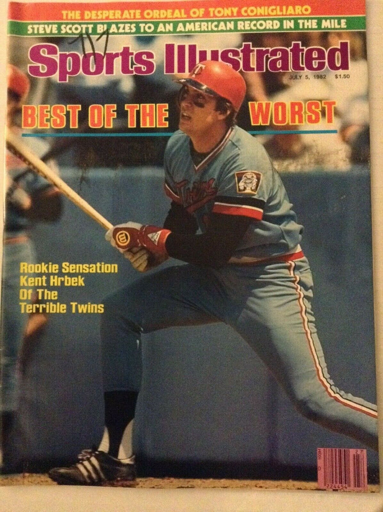 Sports Illustrated Kent Hrbek Tony Conigliaro July 5, 1982 030319nonrh