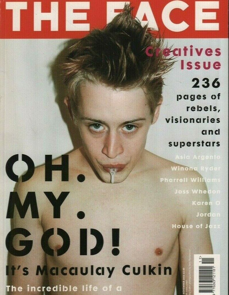 The Face No.70 November 2002 Macaulay Culkin Joss Whedon Winona Ryder 021820DBF