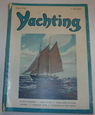 Yachting Magazine Galley Stoves & Anchors March 1950 081915R
