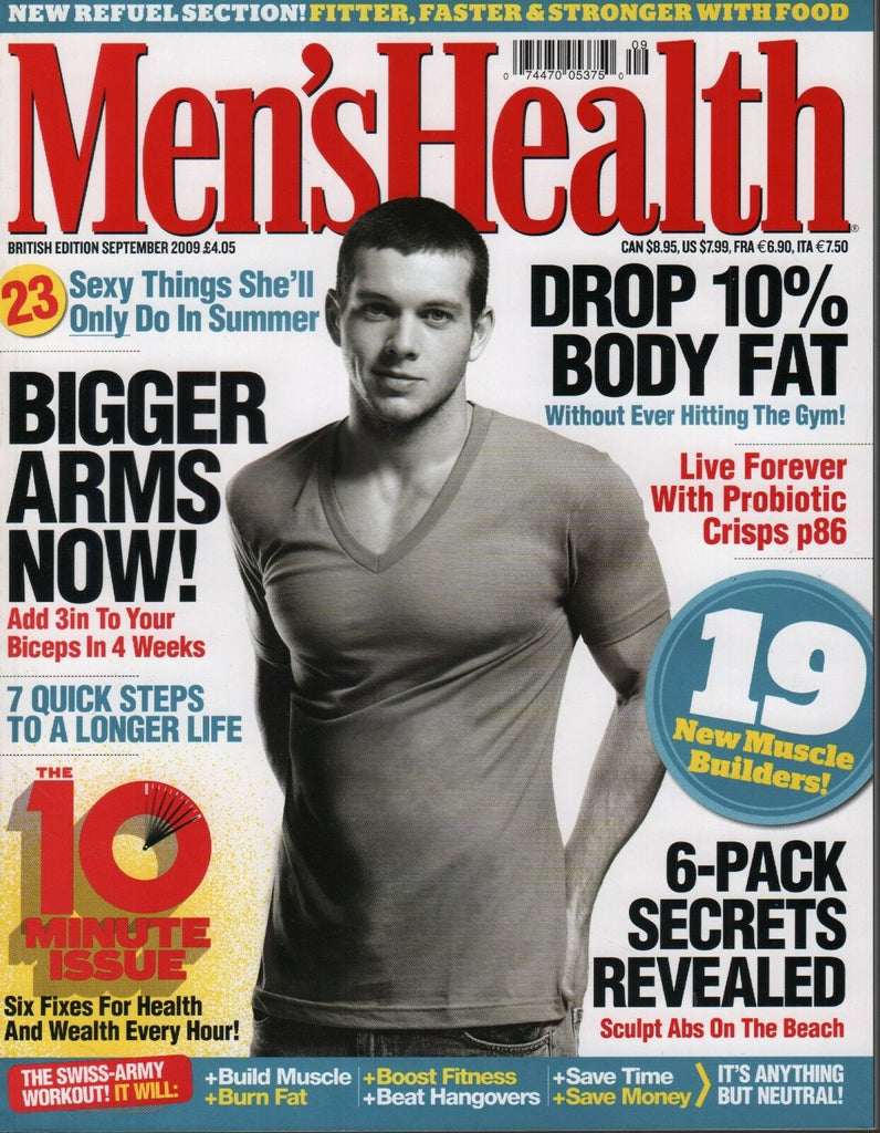Men's Health UK September 2009 Mike Fawkes Ryan Giggs 111918DBE