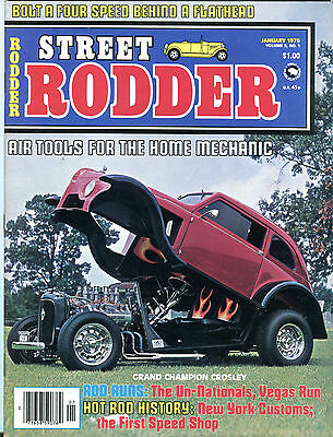 Street Rodder Magazine January 1976 Grand Champion Crosley EX 061716jhe