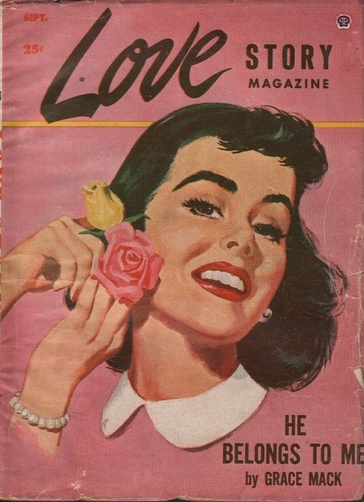 Love Story Pulp Magazine September 1954 Grace Mack 032119DBE