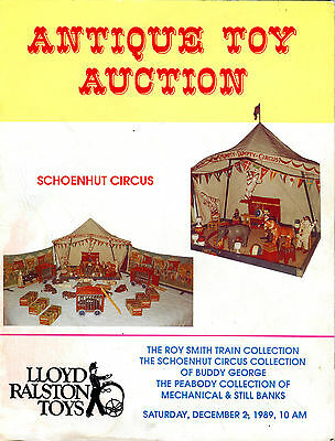 Antique Toy Auction Catalog December 2 1989 Llyod Ralston Toys EX 081116jhe