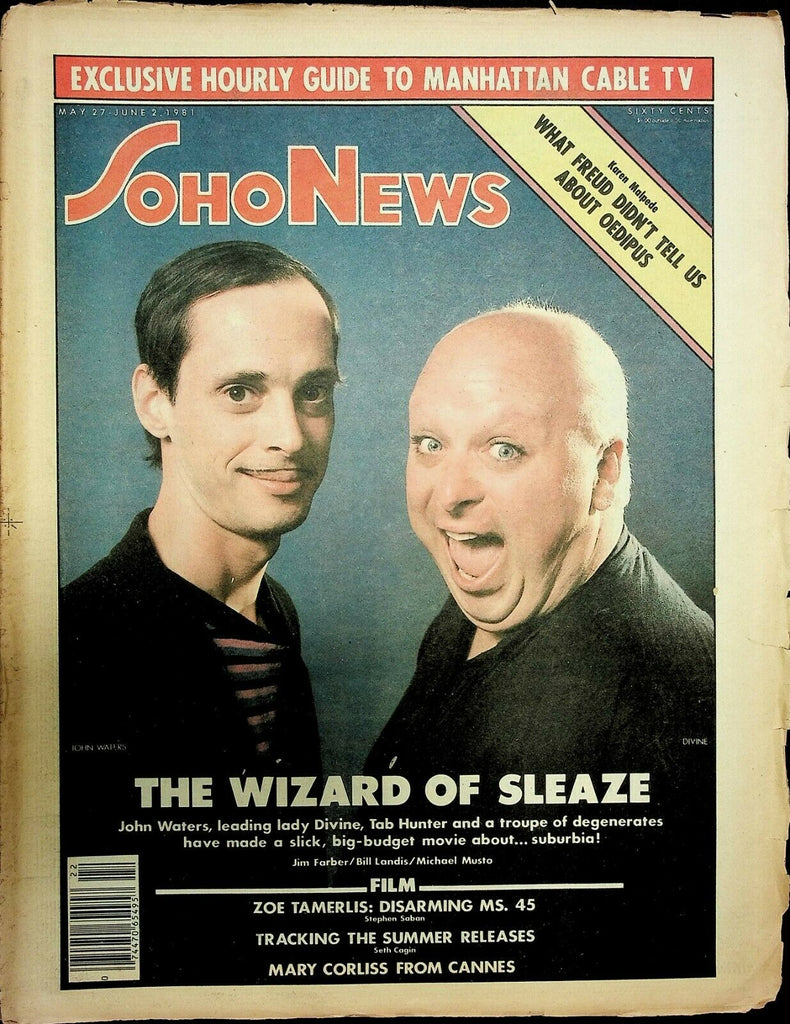 Soho News NYC May 27-June 2 1981 John Waters Tab Hunter Zoe Tamerlis 091120ame