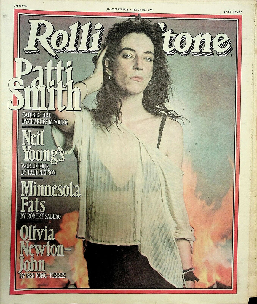 Rolling Stone July 27 1978 Patti Smith Neil Young Olivia Newton John 072820ame
