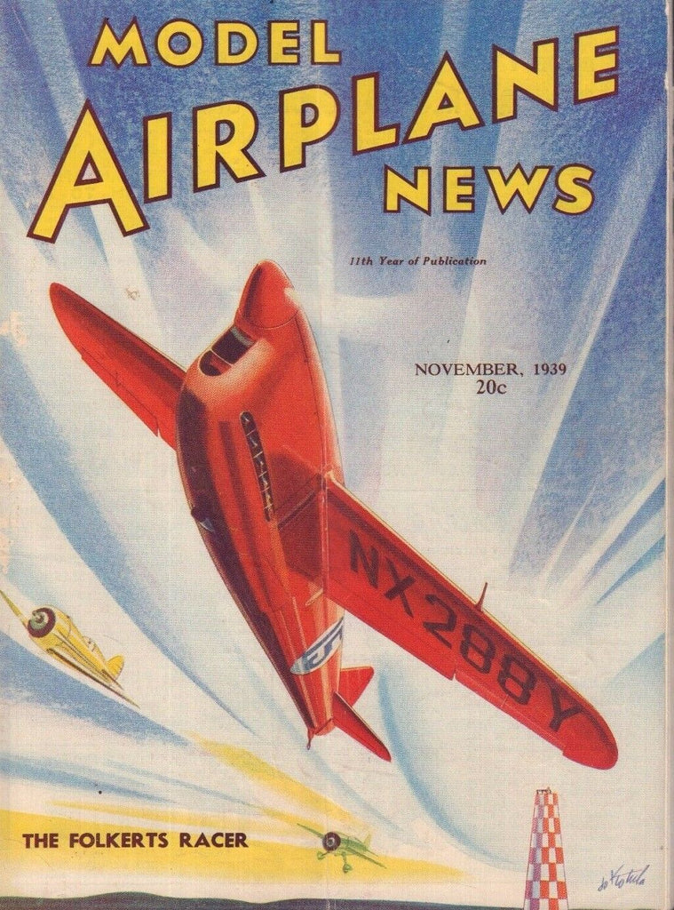 Model Airplane News November 1939 The Folkerts Racer 062217nonDBE