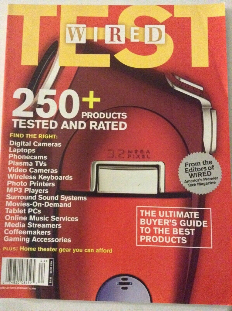 Wired Magazine Tests Special 250 Products Tested 2004 Buyer's Guide 022319nonrh