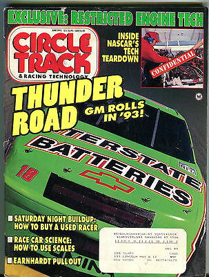Circle Track & Racing Technology Magazine June 1993 Thunder Road VGEX 052016jhe