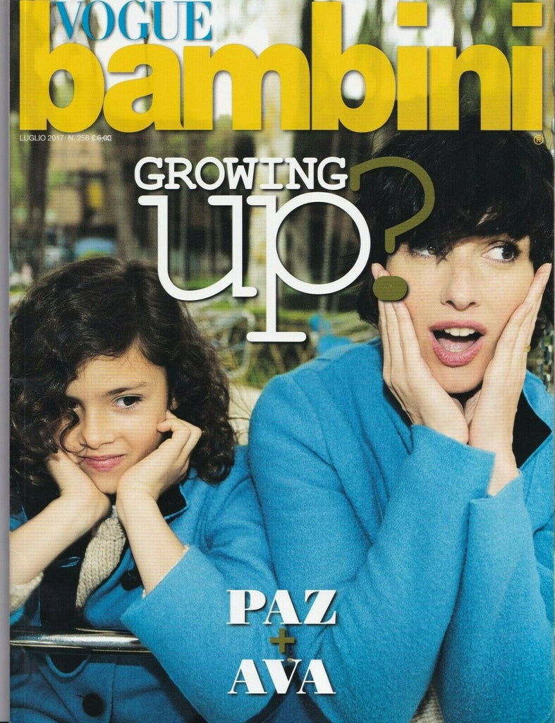 Vogue Bambini July 2017 Italian Paz + Ava 060719DBE