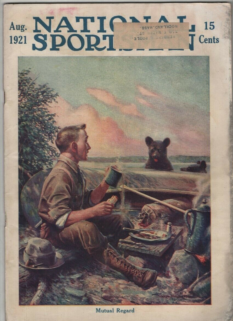 National Sportsman Mag Colorado Bear Hunt august 1921 020321nonr