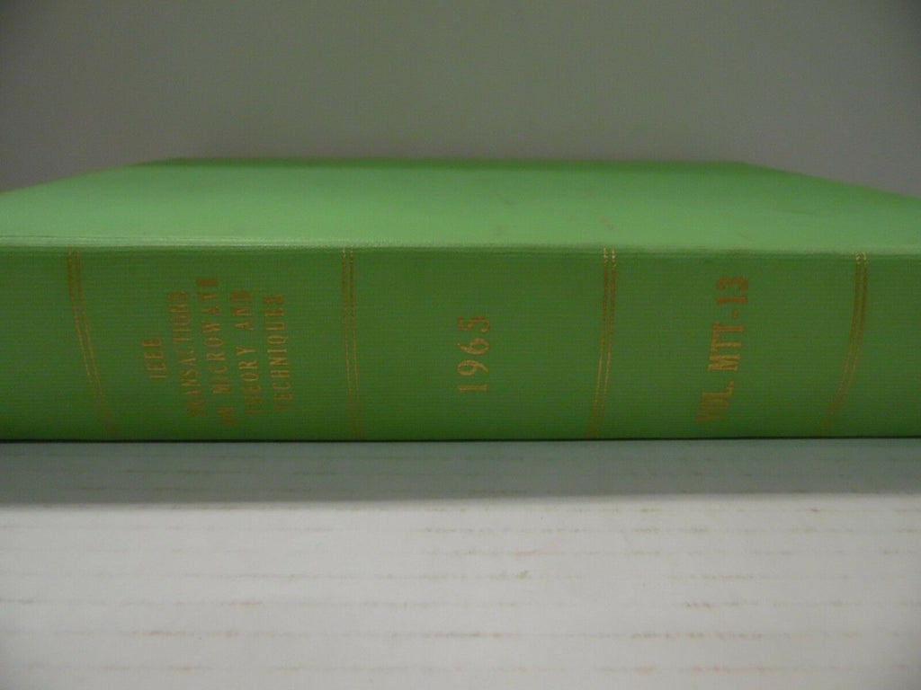 IEEE Transactions on microwave Theory and Techniques 1965 111918AME4
