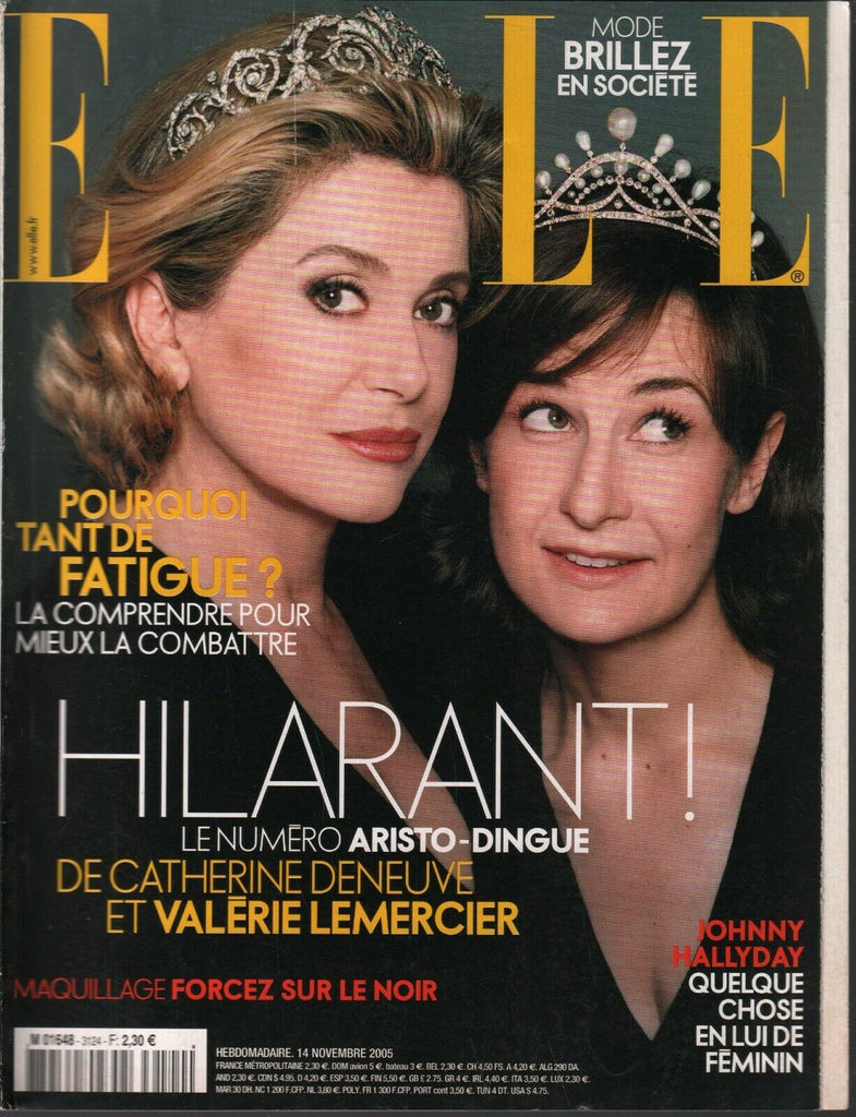 Elle French Fashion November 14 2005 Valerie Lemercier Johnny Hallyday 090820ame