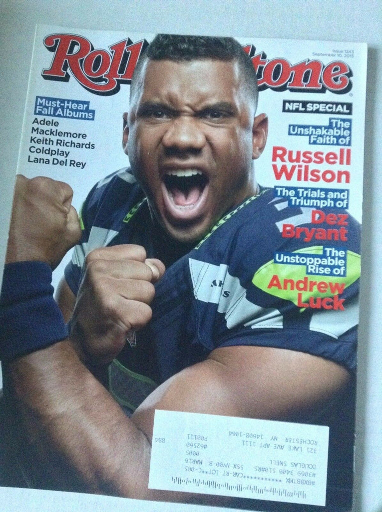 Rolling Stone Magazine Russell Wilson Dez Bryant September 10, 2015 062117nonrh