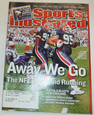 Sports Illustrated Magazine Buffalo Bills & New England September 2003 012815R