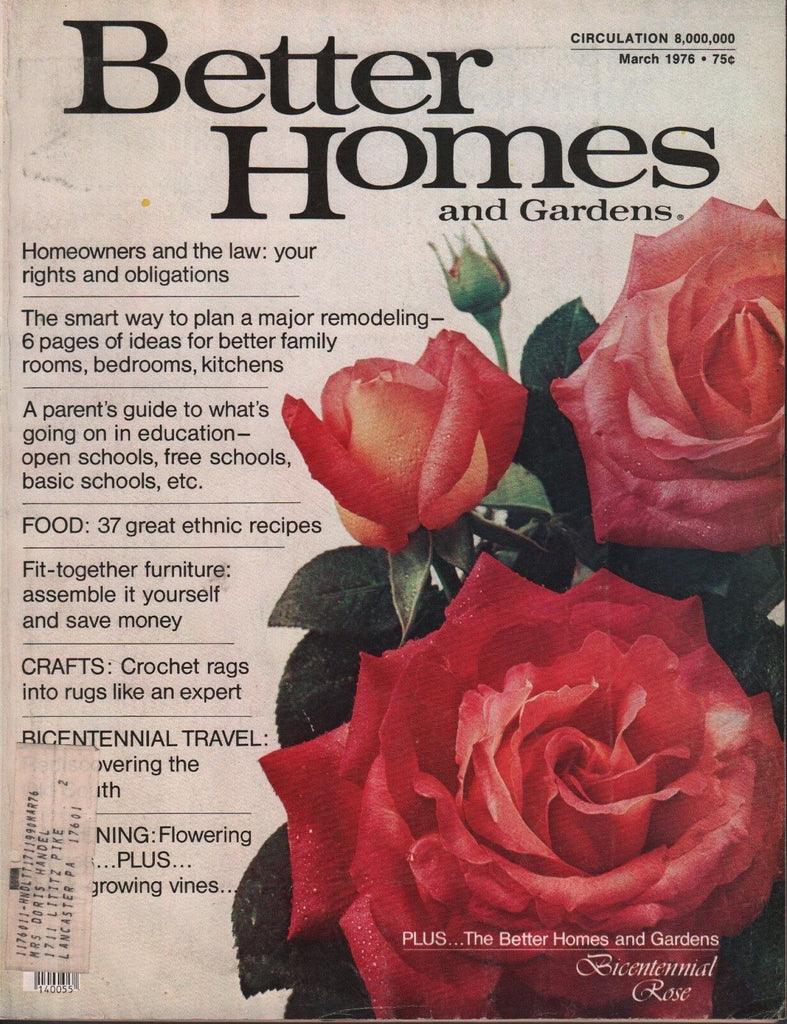 Better Homes And Gardens March 1976 Homeowners & The Law 072617nonDBE2
