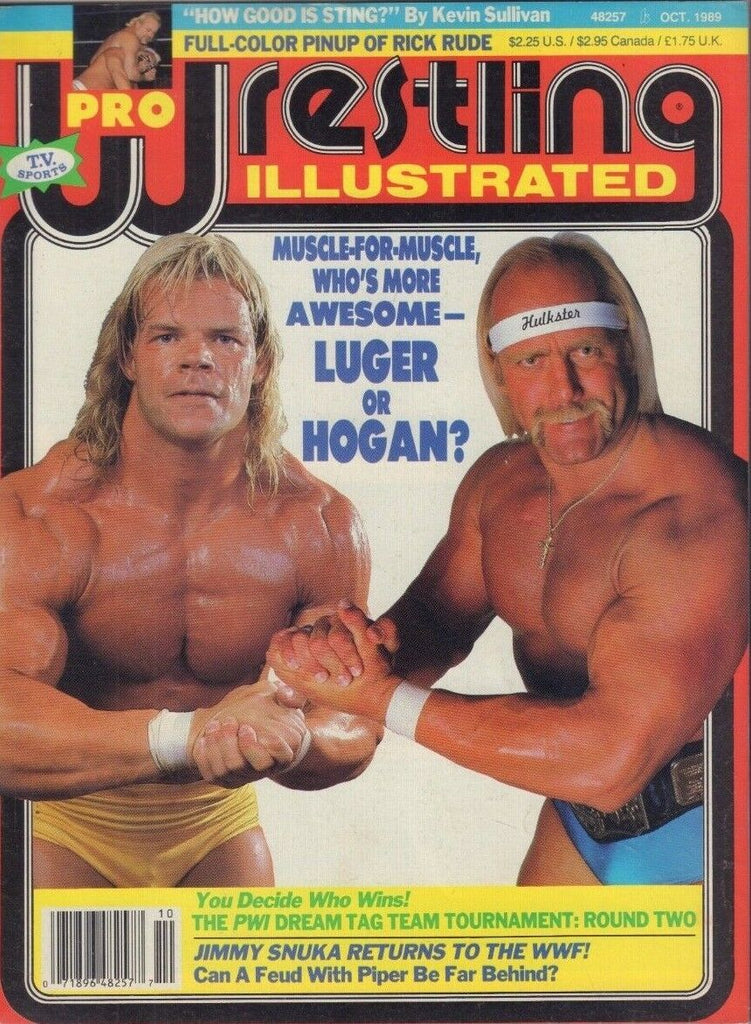 Pro Wrestling Illustrated October 1989 Hulk Hogan Kevin Sullivan 011519DBE