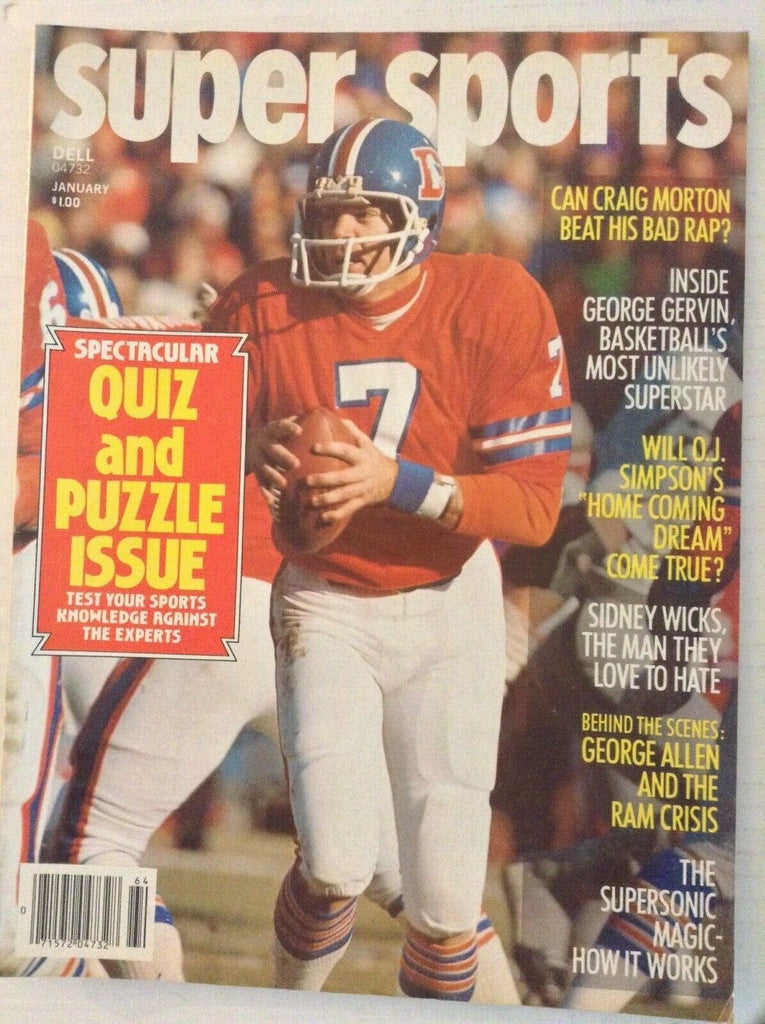 Super Sports Magazine Craig Morton O.J. Simpson January 1979 032719nonrh