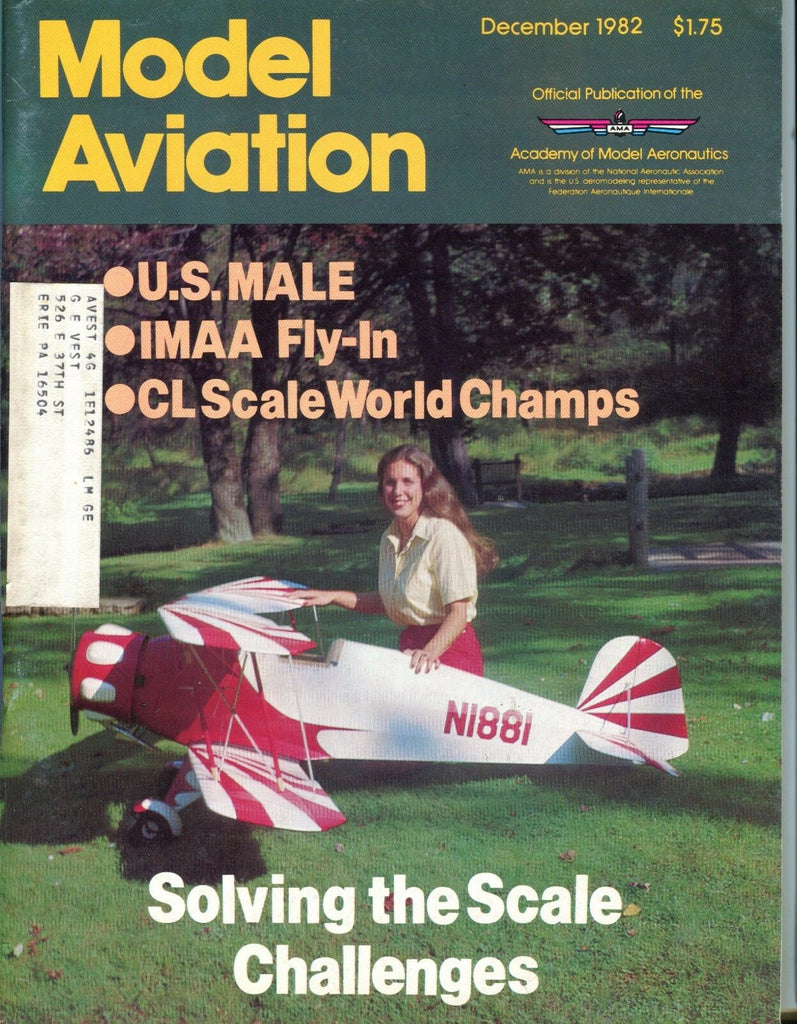 Model Aviation Magazine December 1982 Scale Challenges EX w/ML 050117nonjhe