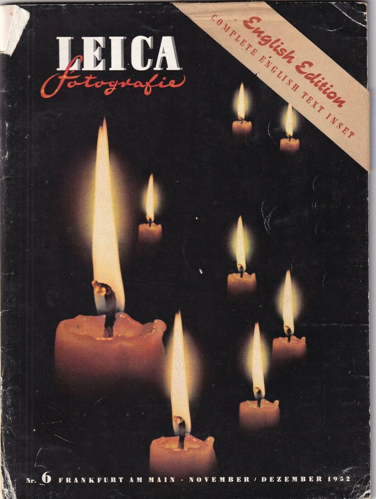 Leica Photography German Mag November/December 1952 082419nonr