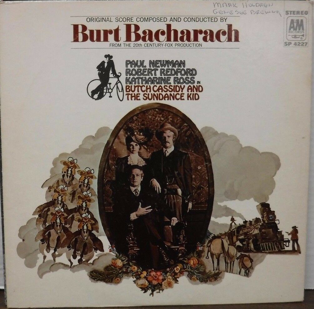 Orig. Score Burt Bacharach Butch Cassidy & the Sundance Kid 112516LLE #2