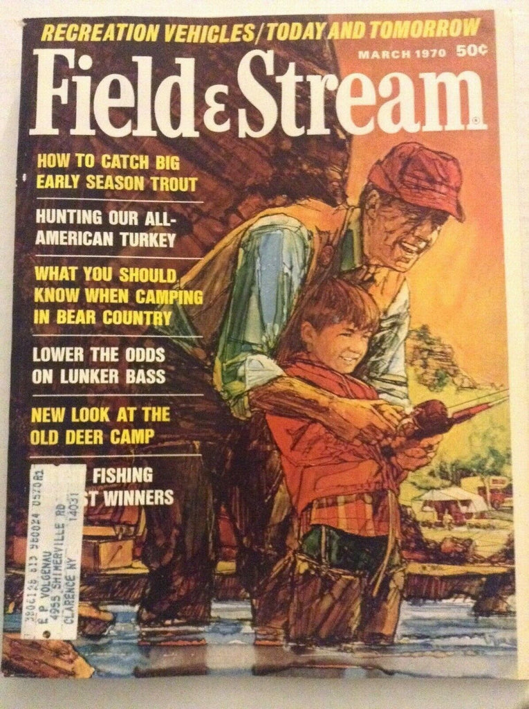 Field & Stream Mag How To Catch Big Early Season Trout March 1970 082419nonrh
