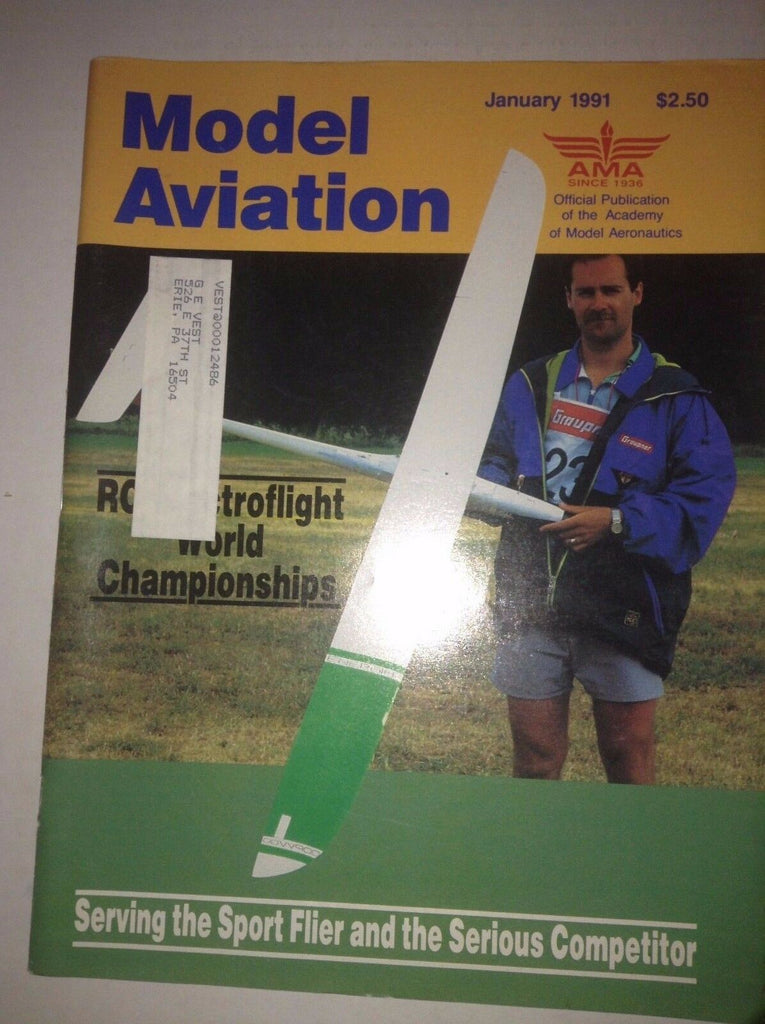 Model Aviation Magazine Retroflight World Championships January 1991 041717nonrh