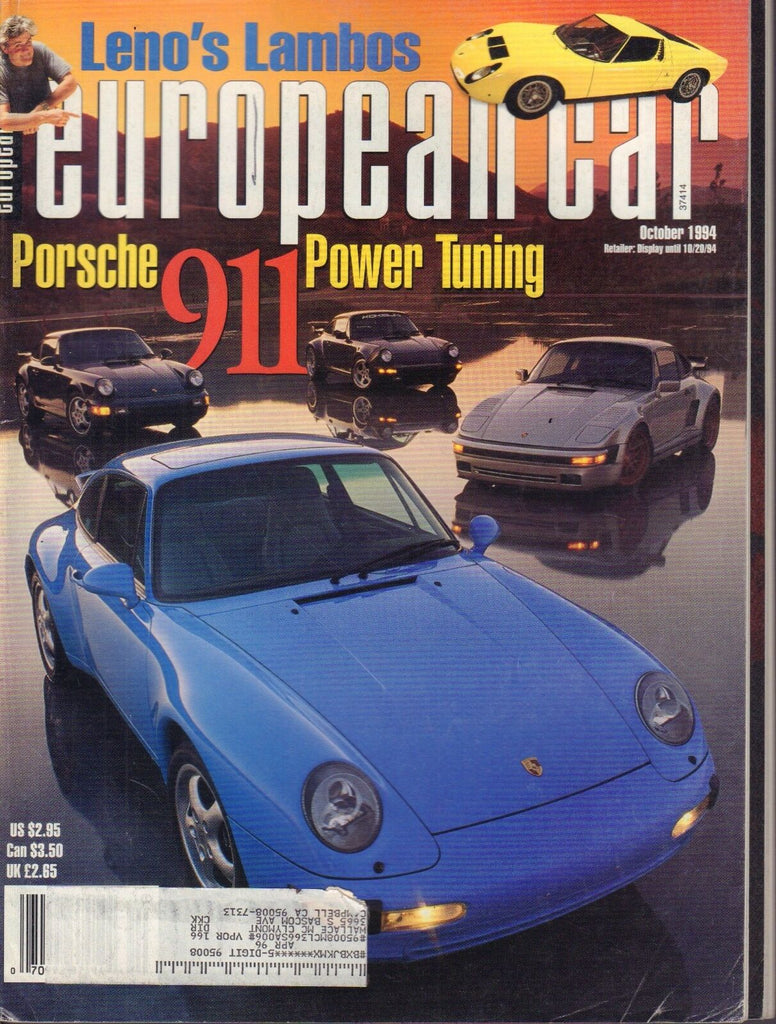 European Car October 1994 Porsche 911 Power Tuning, Jay Leno w/ML 030117nonDBE