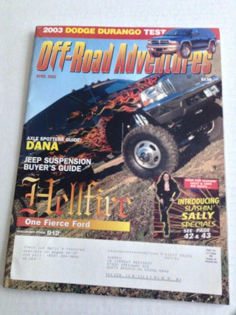 Off Road Adventures Magazine Hellfire One Fierce Ford April 2003 032217NONRH