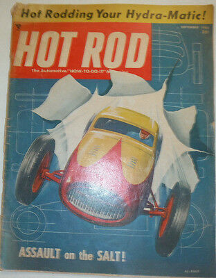 Hot Rod Magazine Assault On The Salt September 1954 020615R
