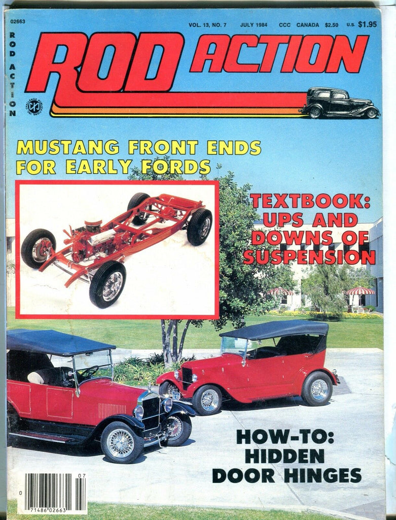 Rod Action Magazine July 1984 Door Hinges EX No ML 031017nonjhe
