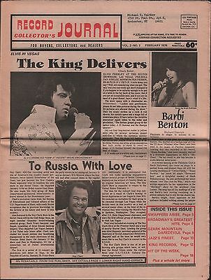 Record Collectors Journal Vol.2 No.2 February 1976 w/ML EX 113015DBE