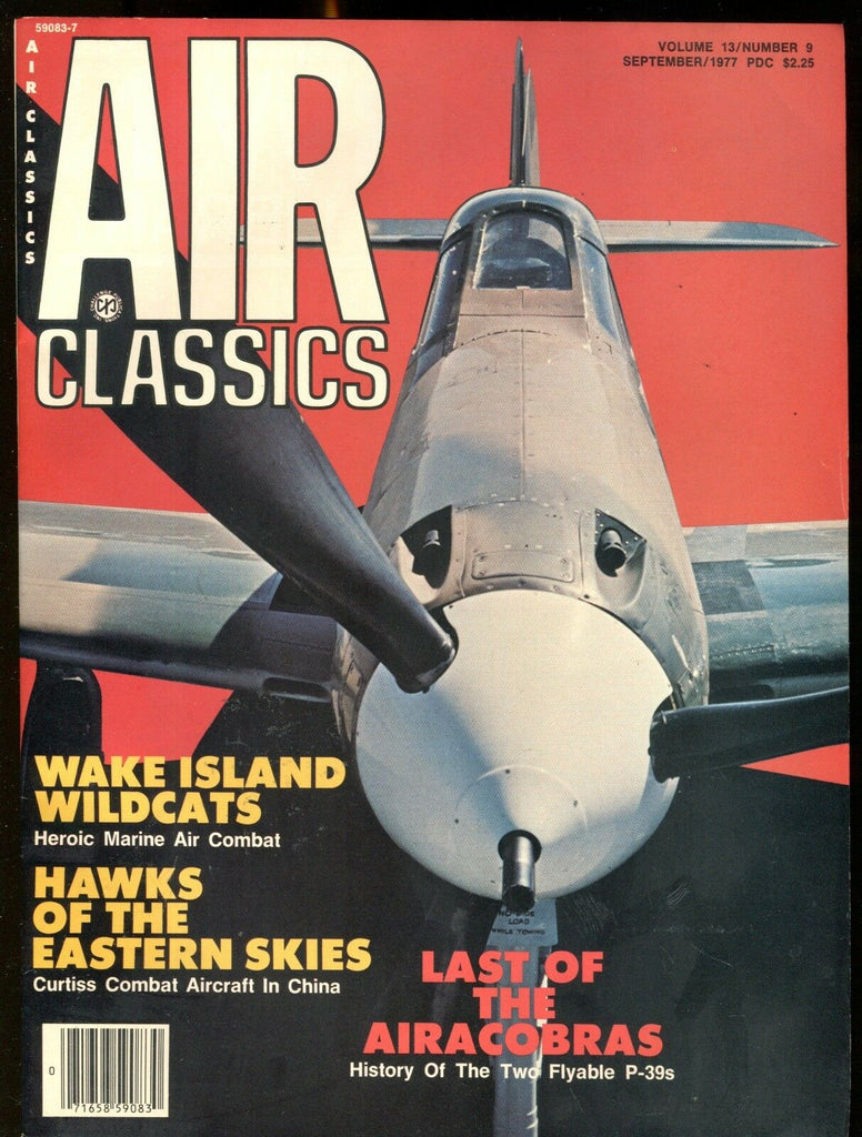 Air Classics Magazine September 1977 Airacobras EX No ML 120716jhe