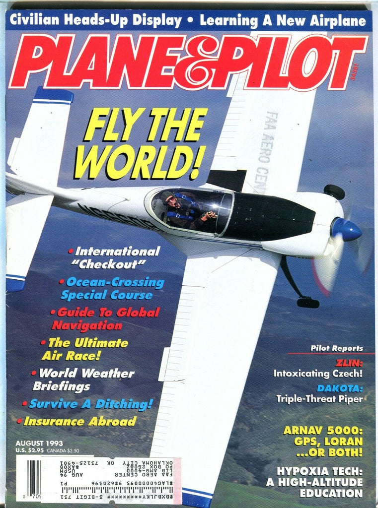 Plane & Pilot Magazine August 1993 Dakota EX w/ML FAA Library 101716jhe