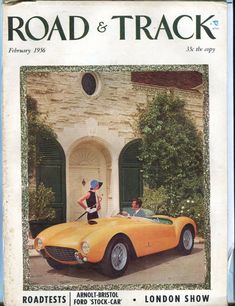 Road & Track Magazine February 1956 Arnolt-Bristol GD No ML 030617nonjhe