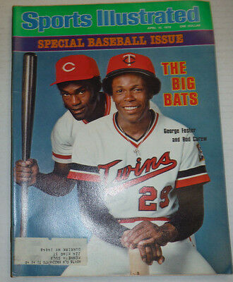 Sports Illustrated Magazine George Foster Rod Carew April 1978 121914R