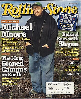Rolling Stone September 16 2004 Michael Moore, Gwen Stefani w/ML VG 082916DBE