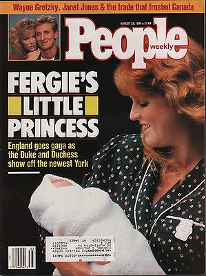 People Weekly August 29 1088 Sarah Ferguson, Wayne Gretzky w/ML EX 012816DBE