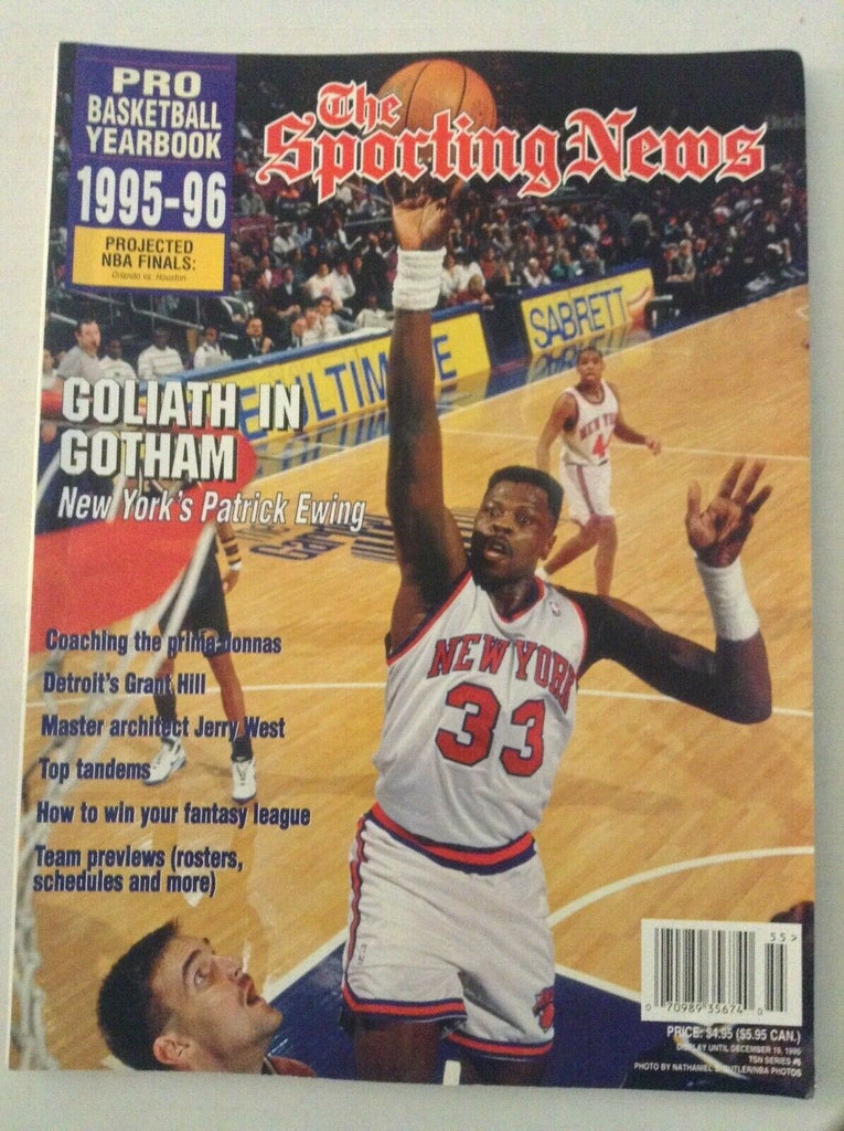 The Sporting News Magazine Patrick Ewing 1995-96 050719nonrh
