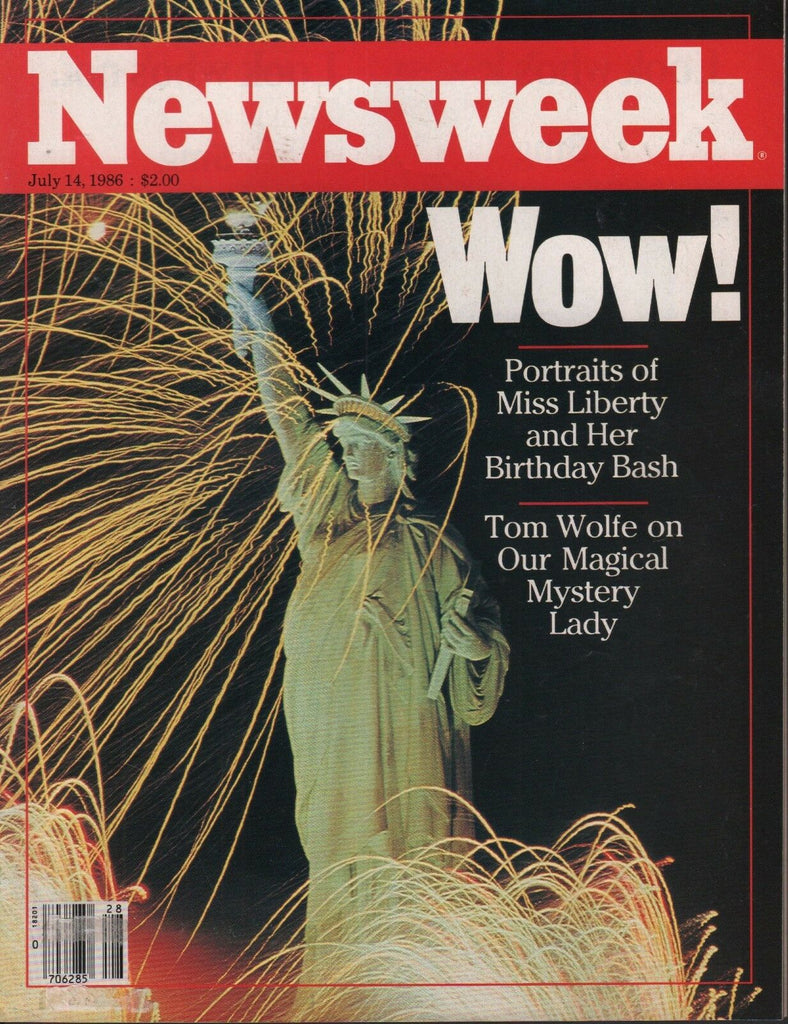 Newsweek July 14 1986 Miss Liberty Tom Wolfe 050918DBE