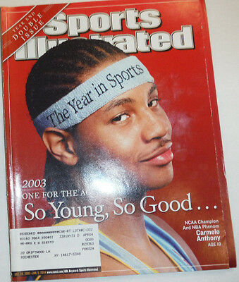 Sports Illustrated Magazine Carmelo Anthony December 2003/January 2004 012815R