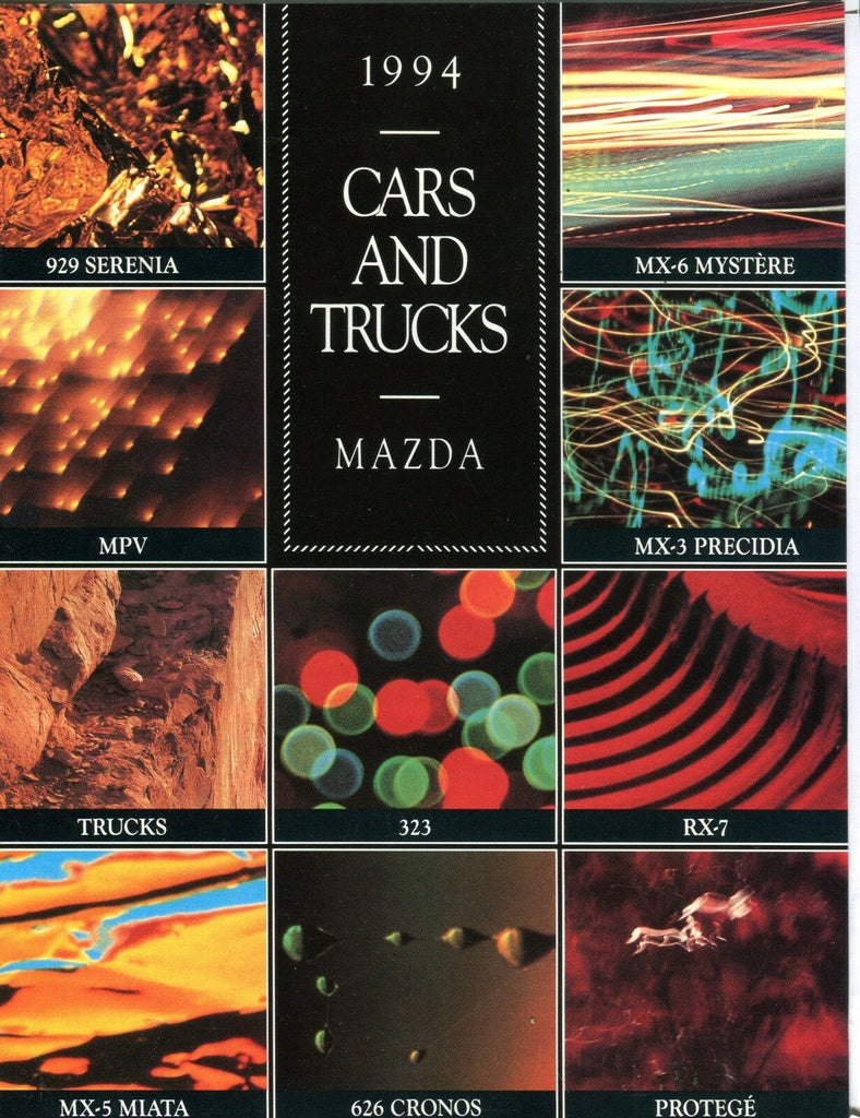 1994 Mazda Cars And Trucks Automobile Brochure EX 092016jhe