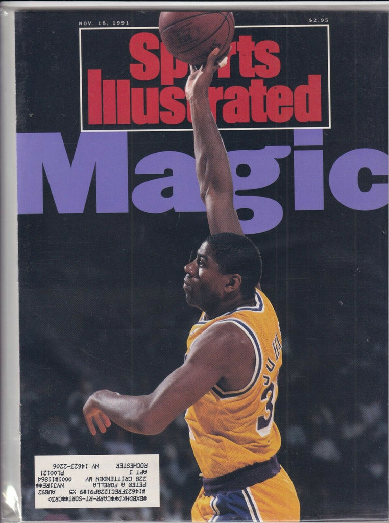 Sports Illustrated Magic Johnson November 18, 1991 091619nonr