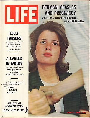 Life Magazine June 4 1965 Birthday Lolly Parsons VG 051816DBE