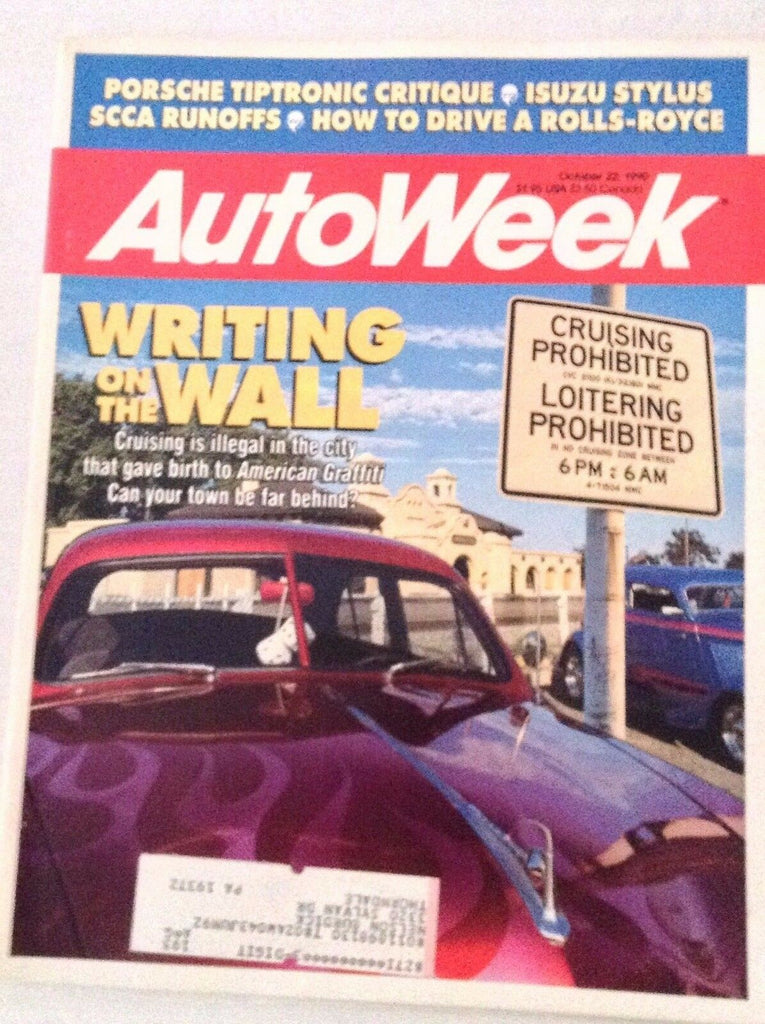 Autoweek Magazine Porsche Tiptronic Critique October 22, 1990 011617rh