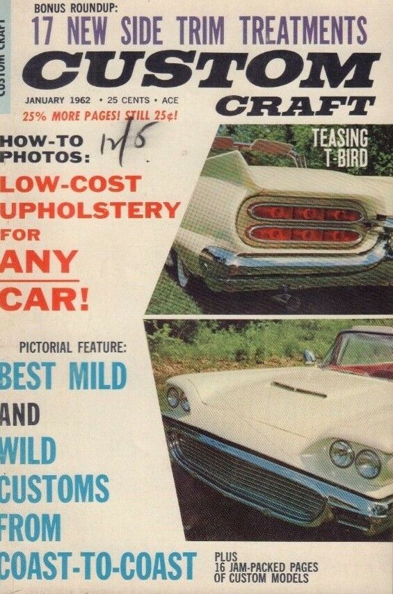 Custom Craft January 1962 Frank Coggins Norm Howard 122218DBE