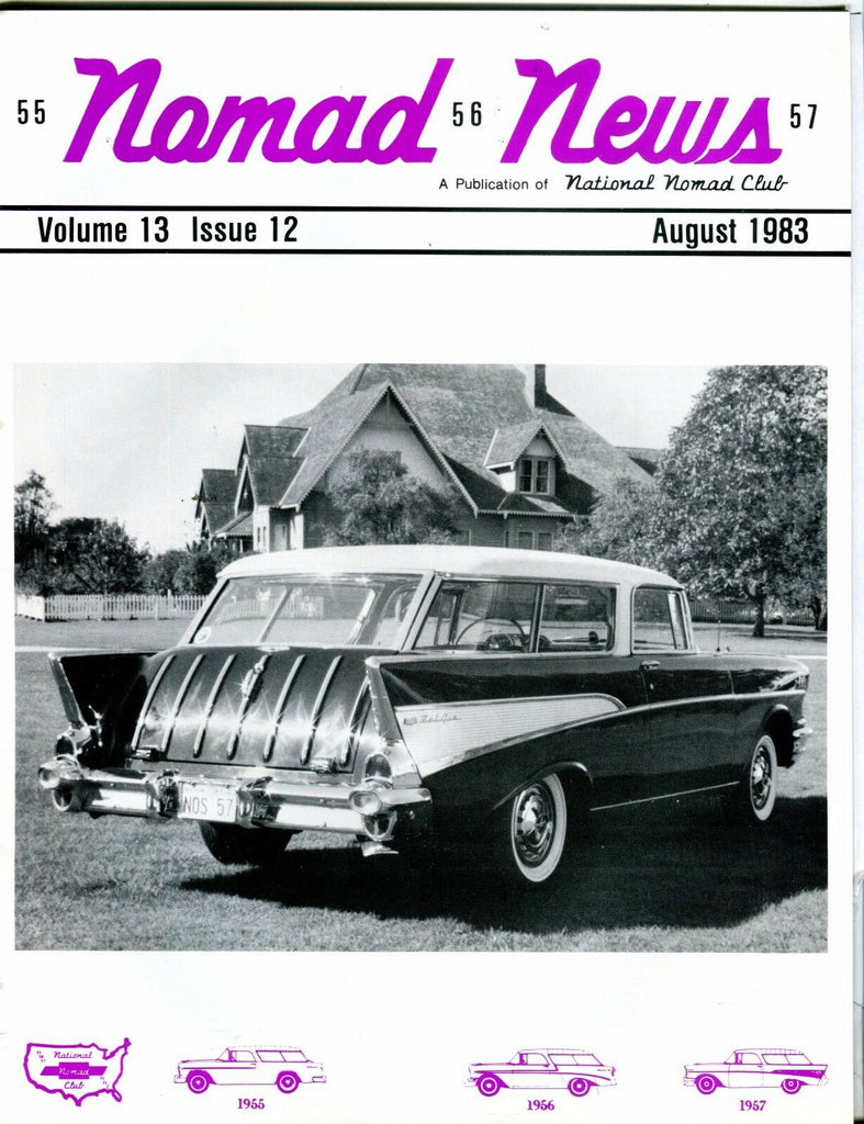 Nomad News Magazine August 1983 1957 EX 032217nonjhe